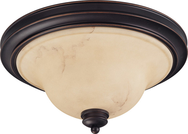 Nuvo Lighting 60 1407 2 Light Down Lighting Large Flush Mount Ceiling Fixture