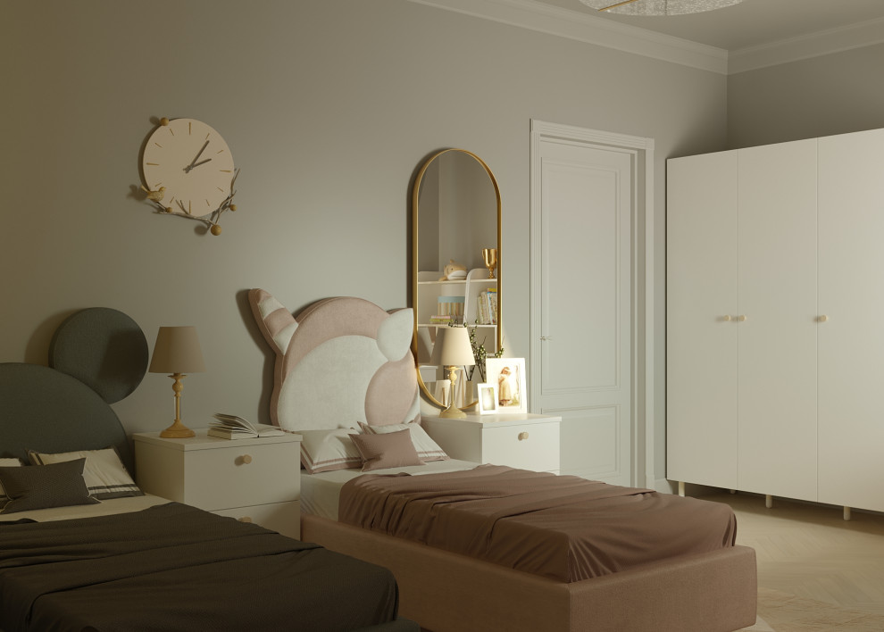 Детская комната для двоих детей разных возрастов