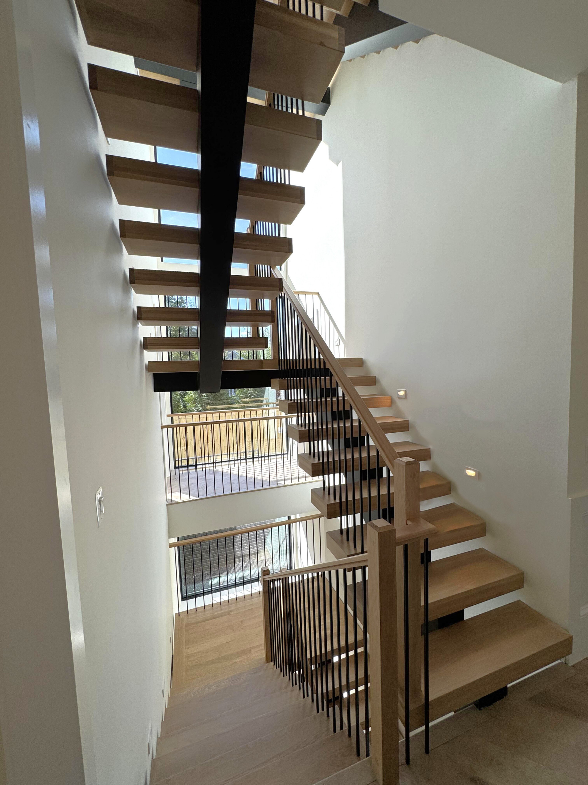 139_Four-Story Modern Staircase, Arlington, VA 22207