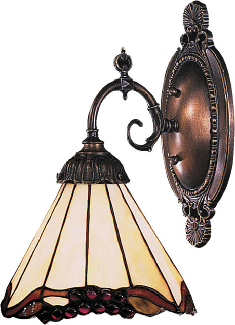 Elk Lighting Mix N Match Wall Sconce Tiffany Bronze Elk Lighting Mix N Match Wall Sconce Tiffany Bronze 071 Tb 03 Traditional Outdoor