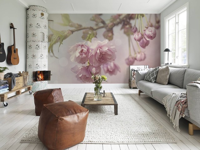 Pink Spring shabby-chic-inspireret-dagligstue