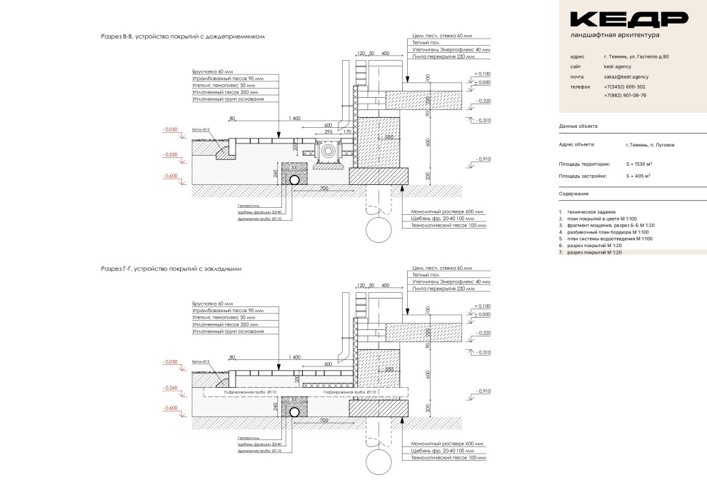 Проект мощения