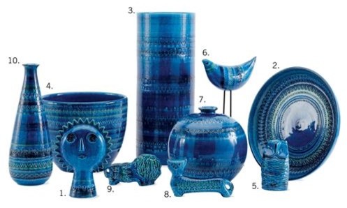 Bitossi Ceramics in Rimini Blu Vase