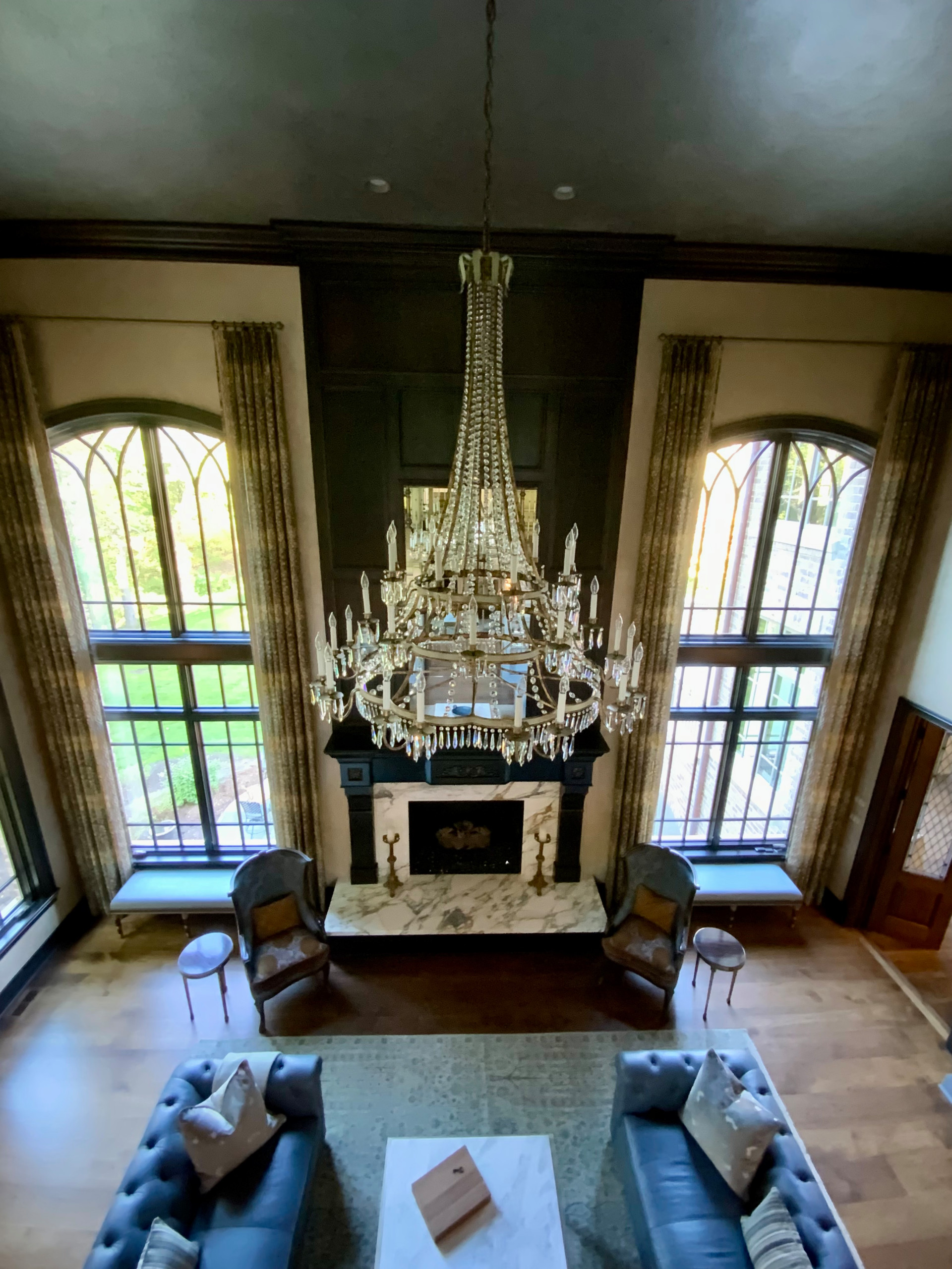A Luxurious Two-Story Home Library