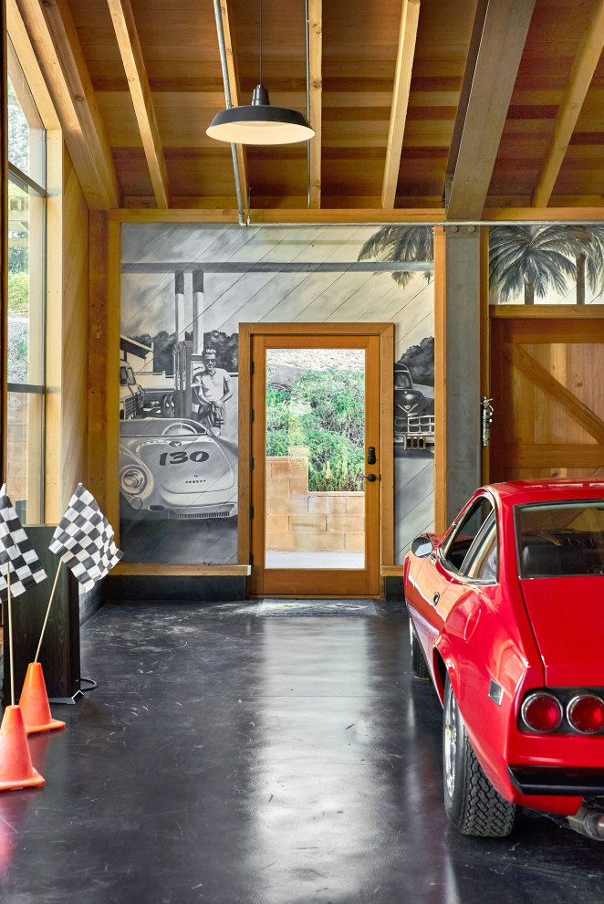 Vintage Car Barn Los Altos Hills Modern Garage San Francisco by The Right Touch