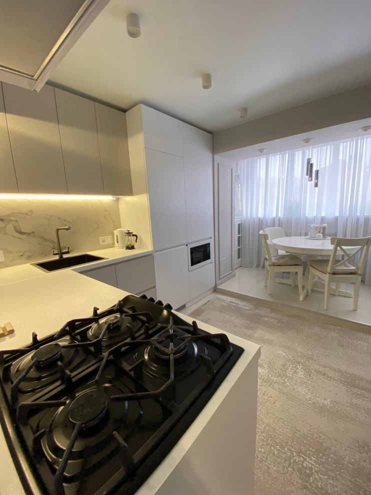 Кухня-гостиная маленькой площади