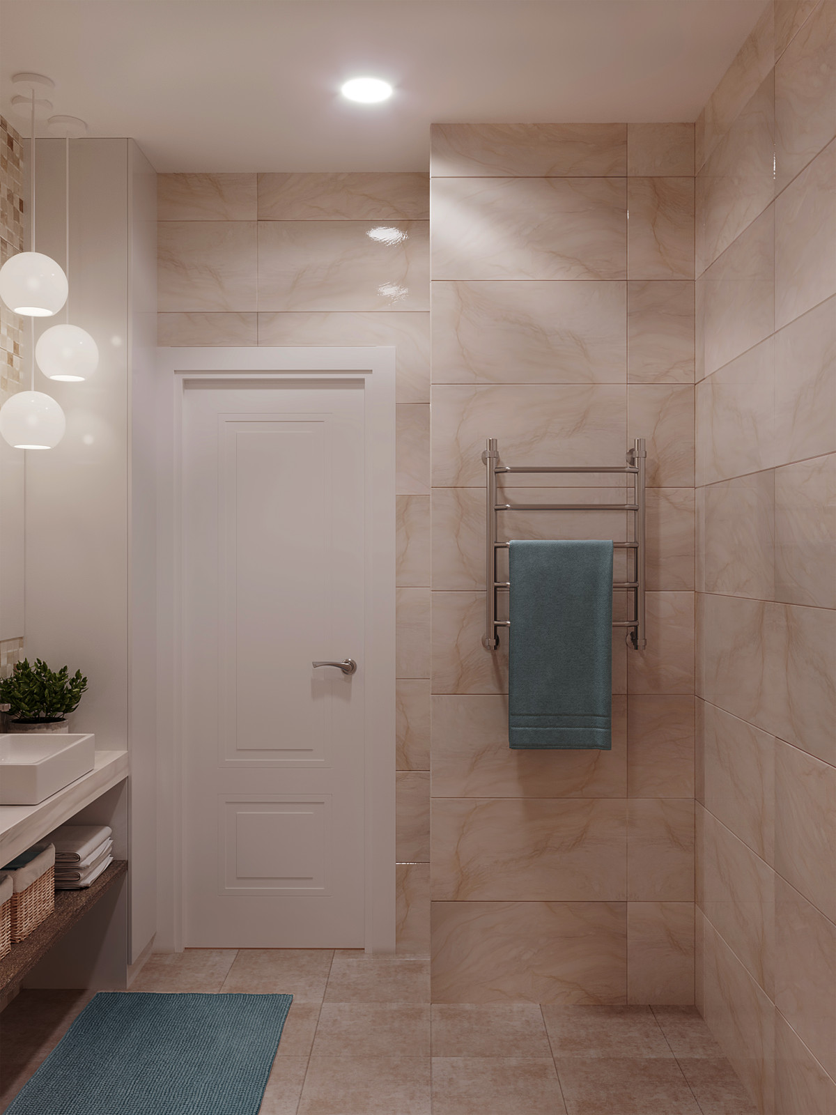 Бюджетный дизайн 3-ком. квартиры