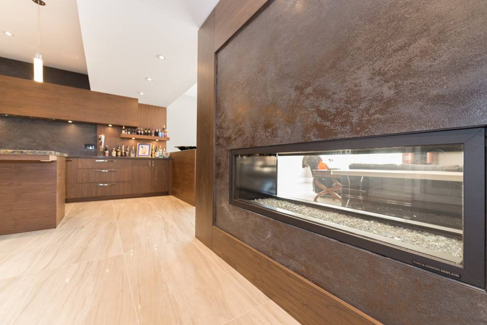 Basement - transitional basement idea in Toronto