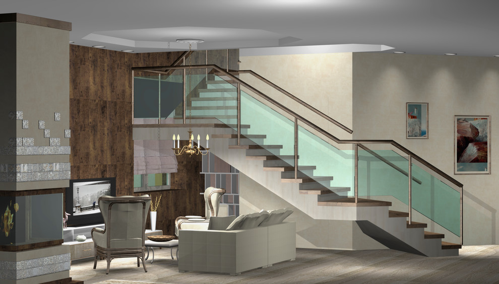 Пушина Ольга дизайн-проект загородного жилого дома “Связь времен"