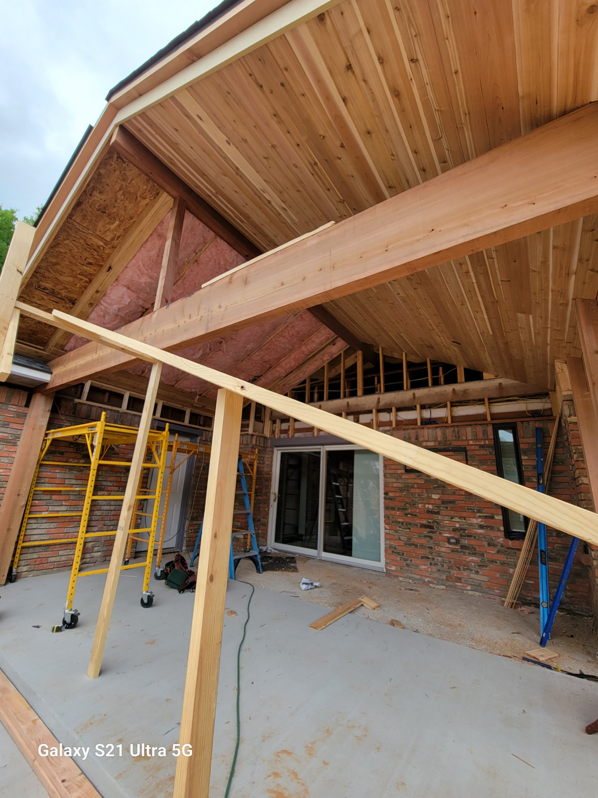 Middle Downs' Porch with putting green.