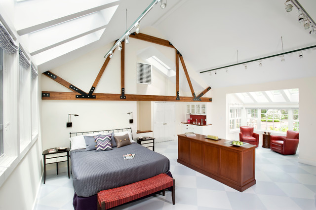 Guest Suite contemporary-bedroom