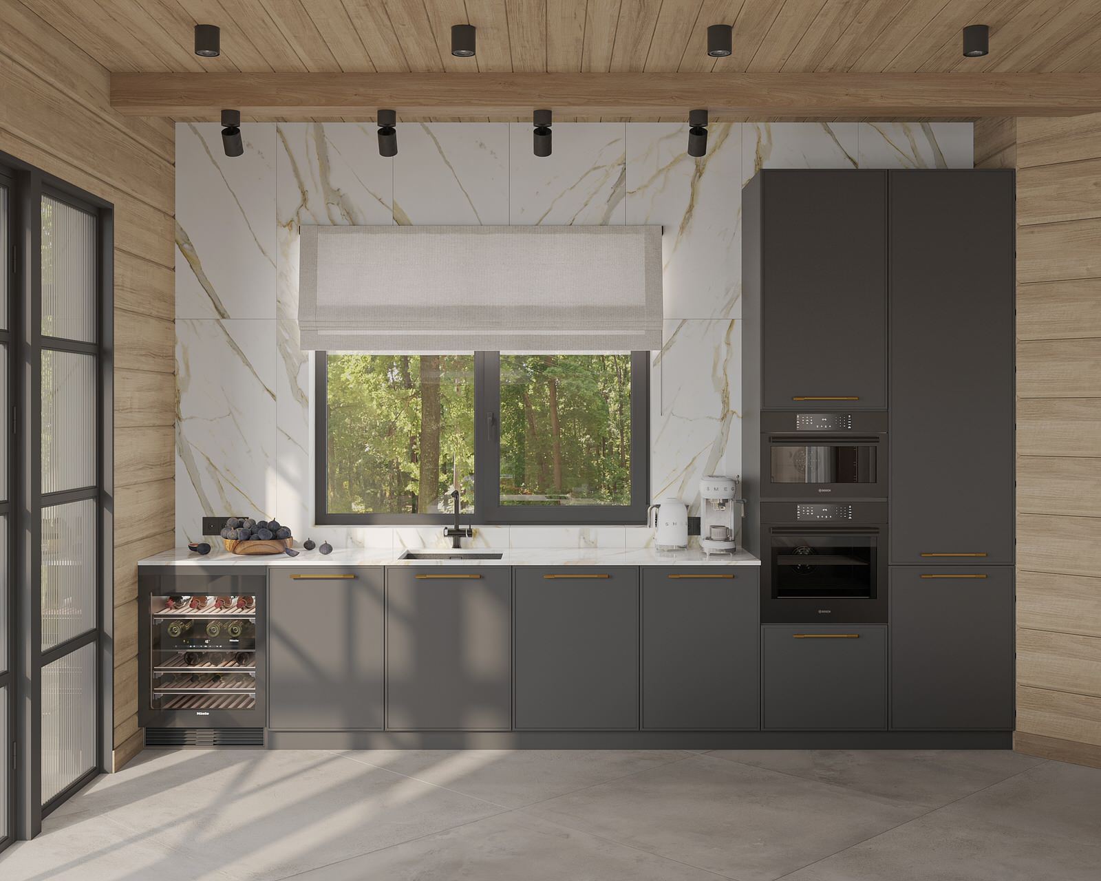 Загородный дом из клееного бруса