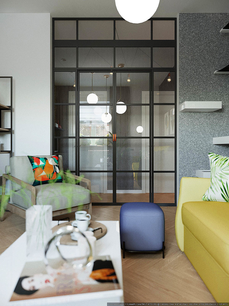 Двухкомнатная квартира на ул. Советская в стиле mid-century