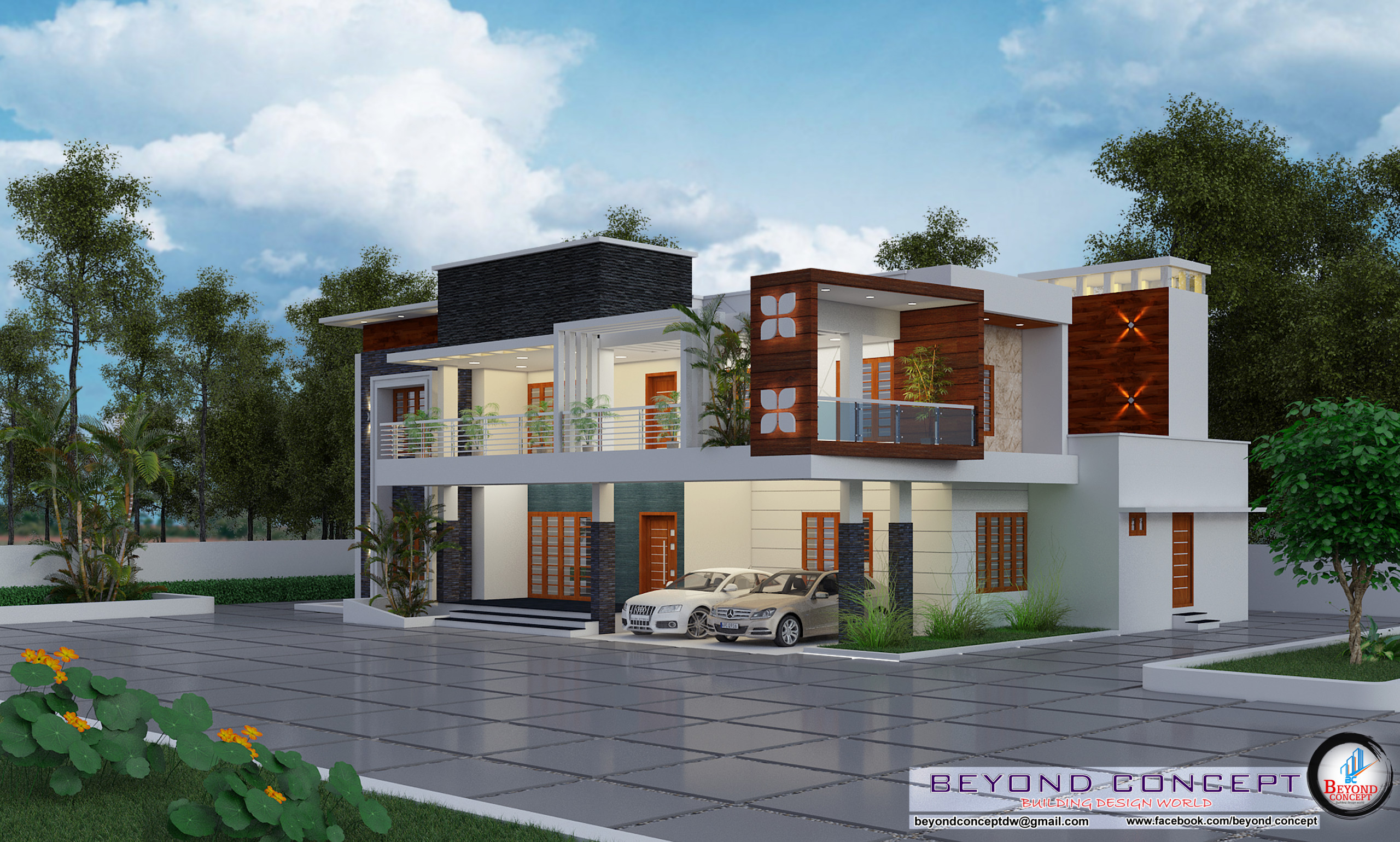 kerala house front elevation models