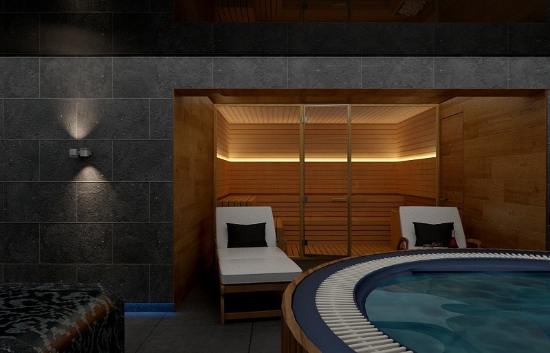 Дизайн-проект интерьера жилого дома с баней