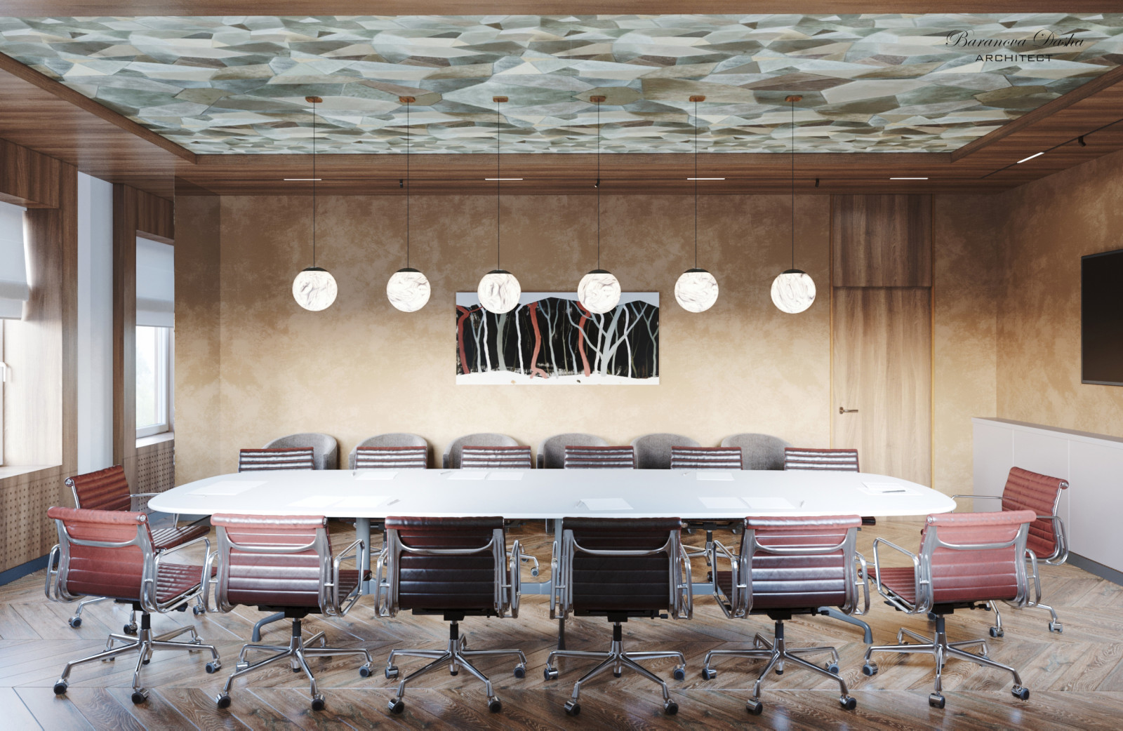 Интерьеры офиса строительной компании