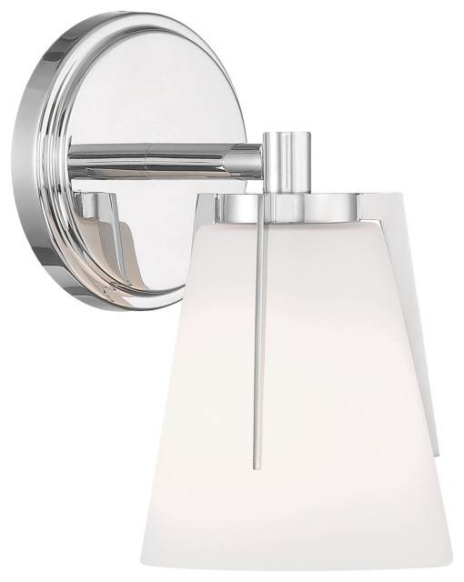 Norwell Lighting 2501 Allure 9" Tall Bathroom Sconce - Chrome