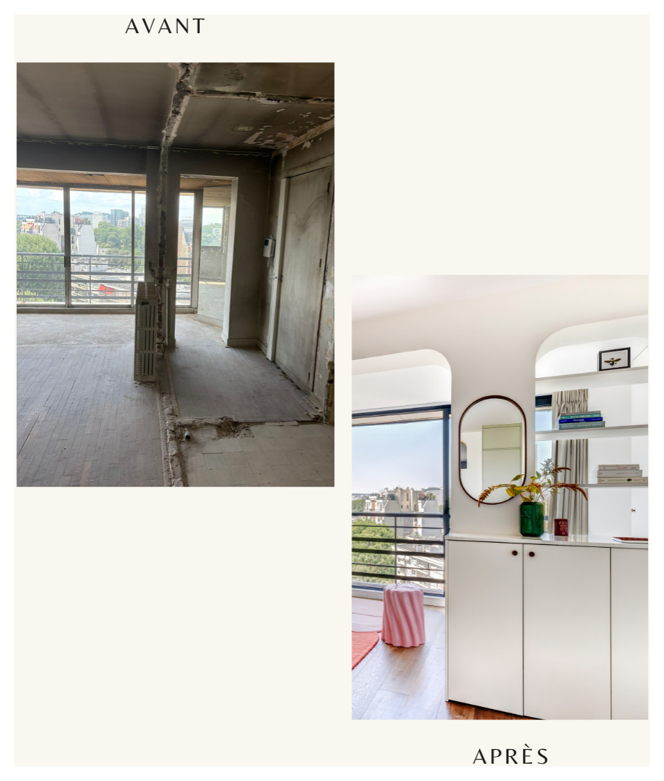 Un duplex des années 30 de 60m2 entièrement repensé