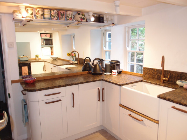 North facing kitchen landstil-koekken
