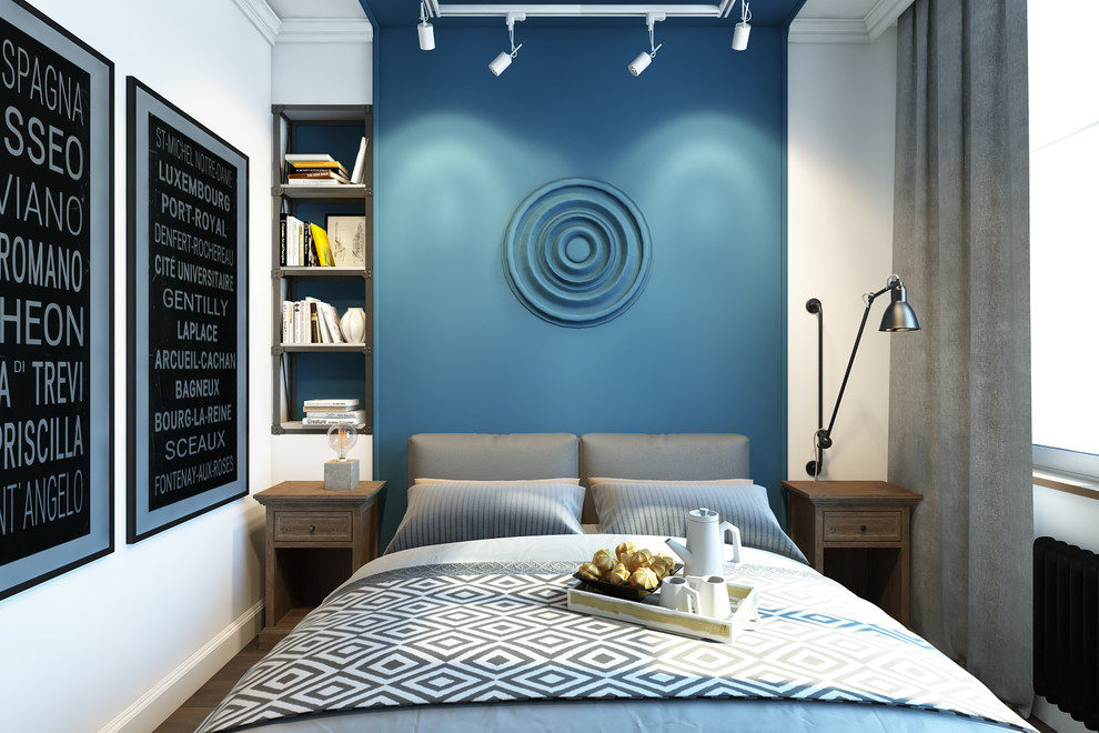 Лофт с красными акцентами