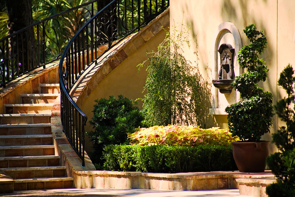 Inspiration for a huge mediterranean landscaping in Atlanta.
