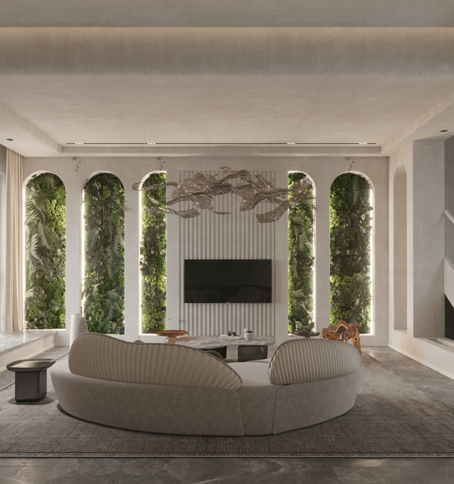 Проект гостиной в бохо стиле