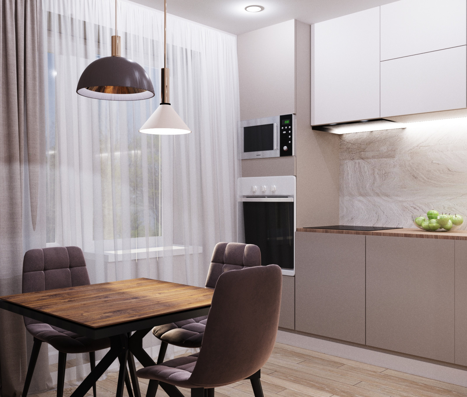 Двухкомнатная квартира в новостройке