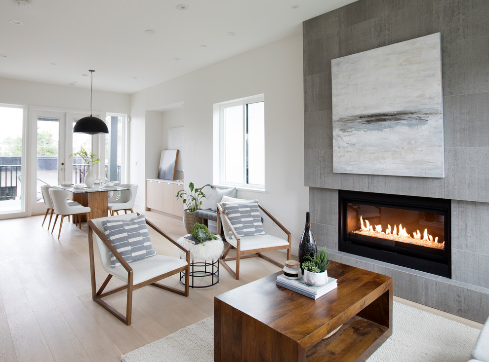 Harriet St. Custom Home - Contemporary - Living Room - Vancouver - by