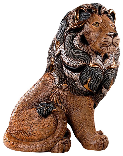 lion ceramic statues