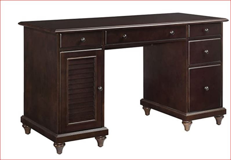 Crosley Furniture Palmetto Computer Desk Espresso Traditional