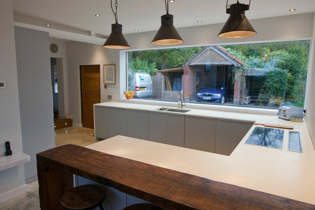 Garage Conversion, Chailey contemporary-koek