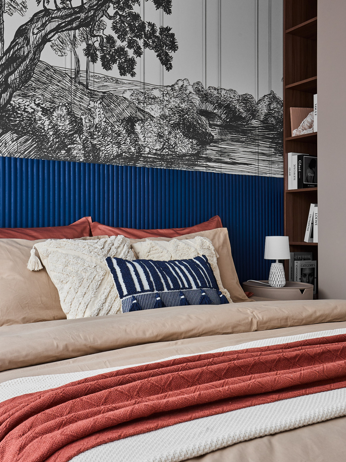 Евро2 ЖК Астра Марин синий/терракот