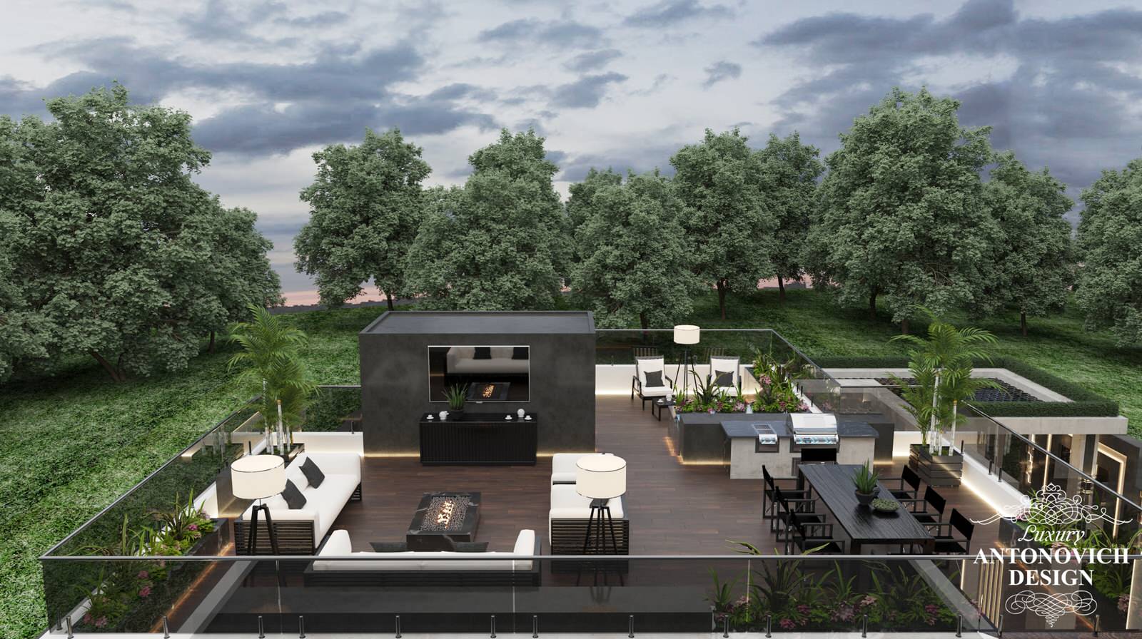 Дизайн-проект экстерьера современного дома