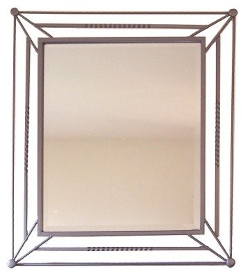 Star Beveled Wrought Iron Mirror, Beveled Mirrors For Crafts