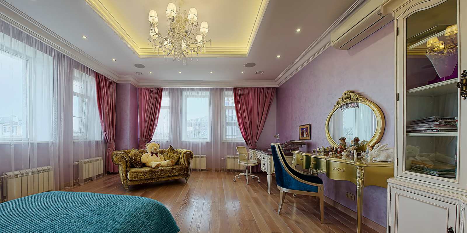 Интерьер коттеджа в стиле Фьюжн в Подмосковье