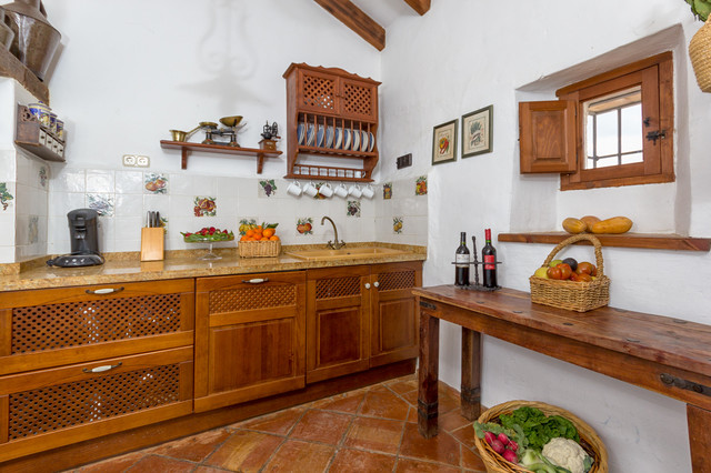 R&uacute;stico Cocina rustic-kitchen