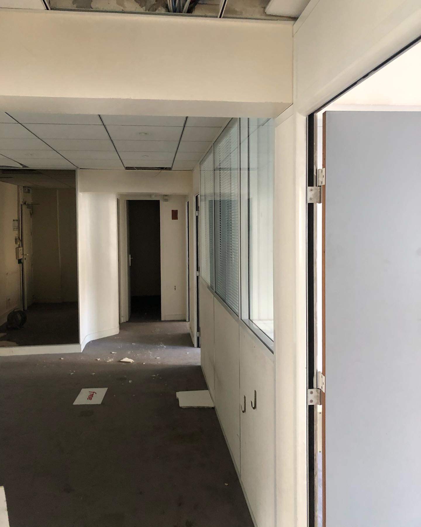 Rénovation d'un bureau paris 8 ème