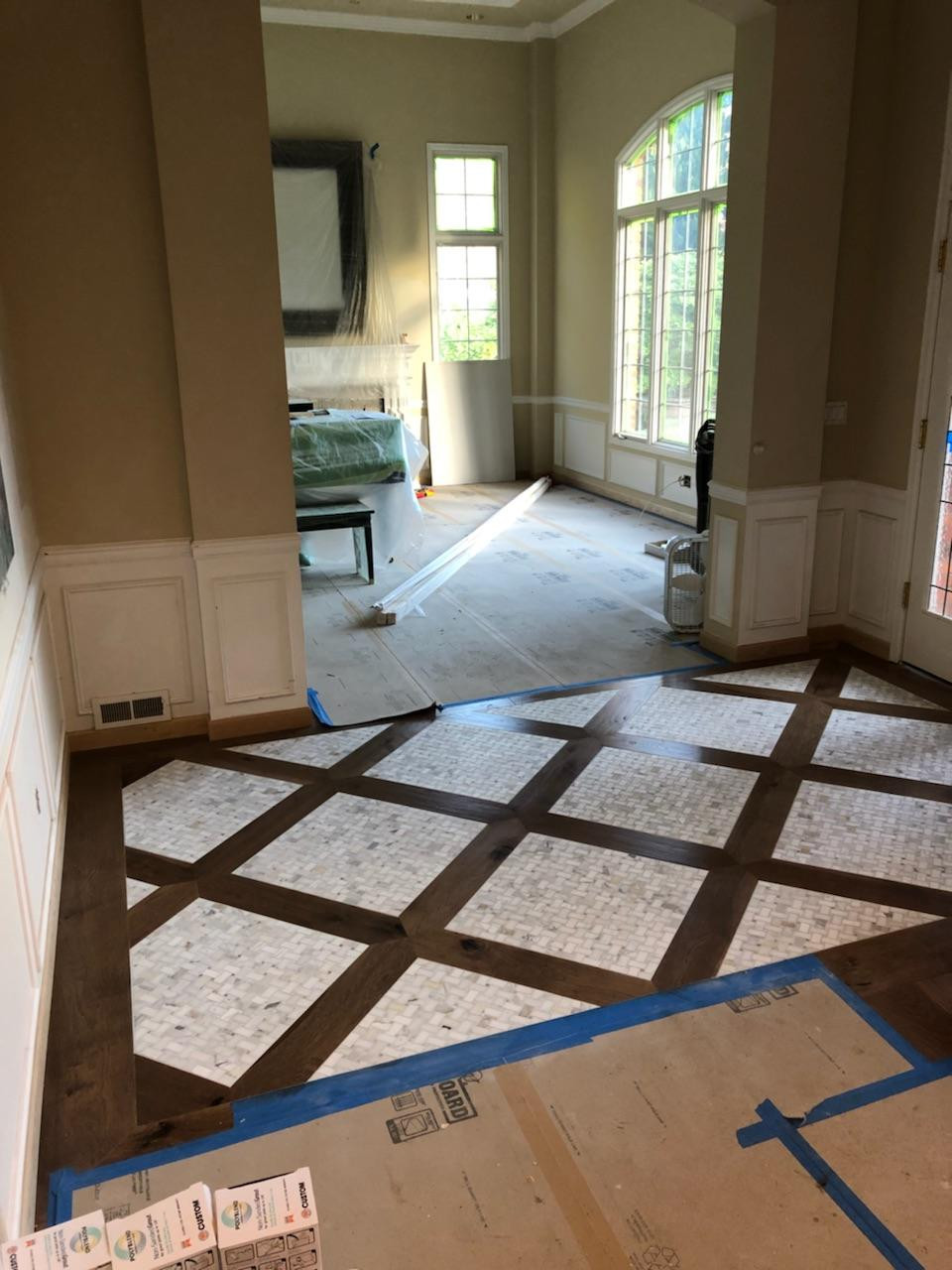 Custom Harwdood and Tile