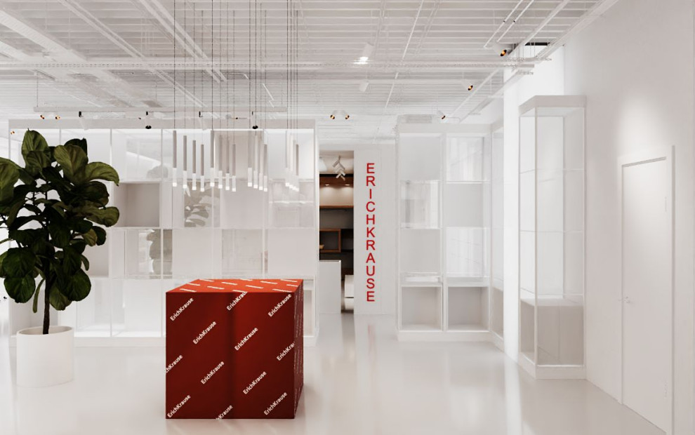 Москва, БЦ Портплаза, Шоурум Эрих Краузе, 260 кв.м, 2023 год