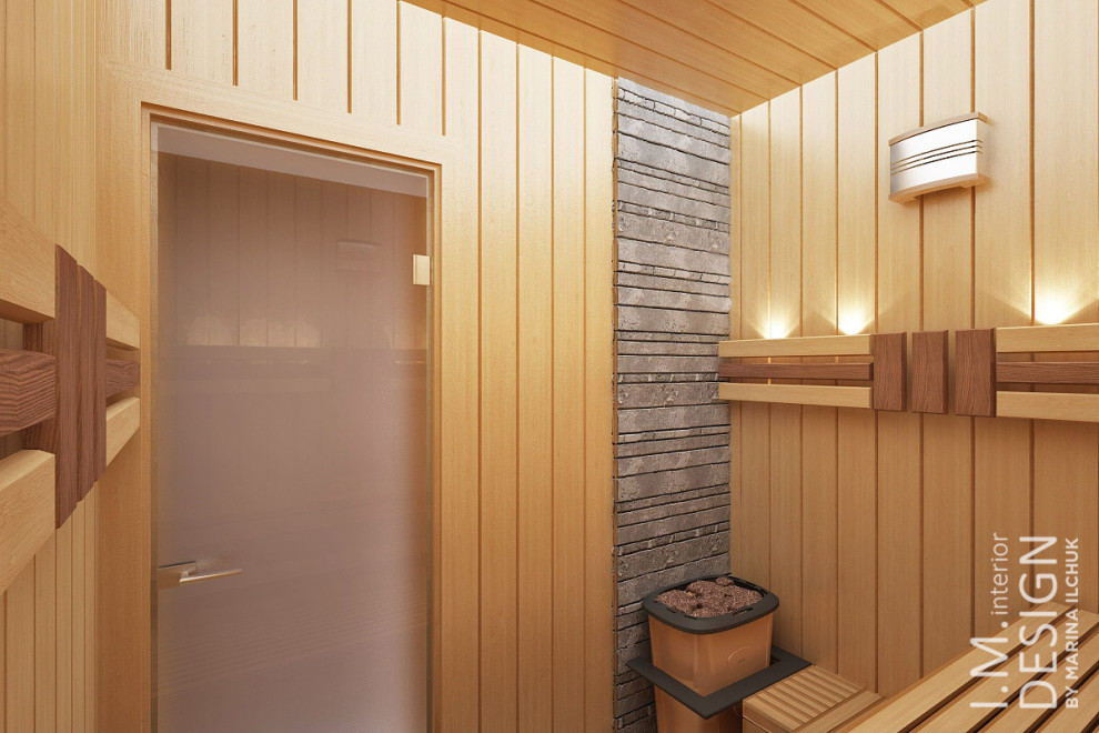 Дом 190 кв.м. "На Волне" Визуализация и реализация.