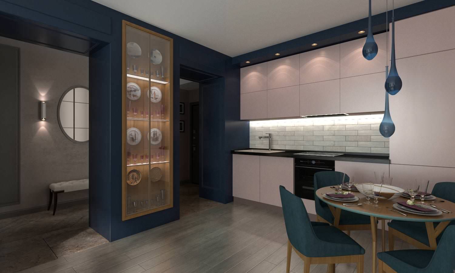 Проект квартиры "Капучино и МОРЕ"