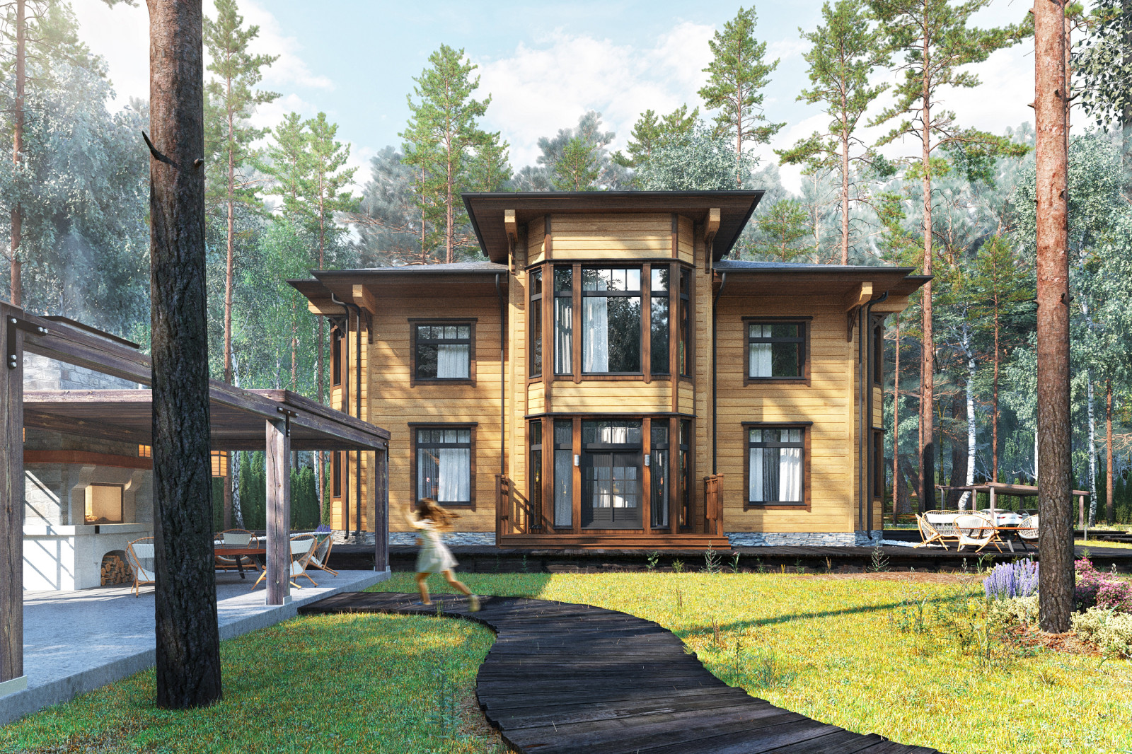 Дом из финского бруса