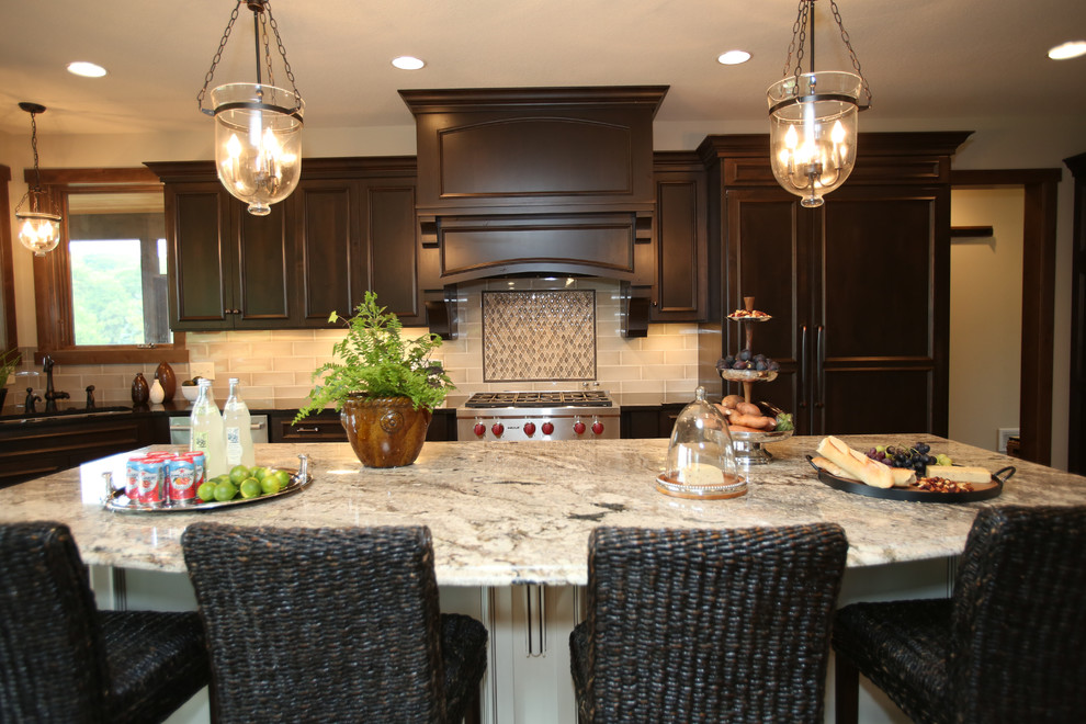 Transitional home design photo in Minneapolis