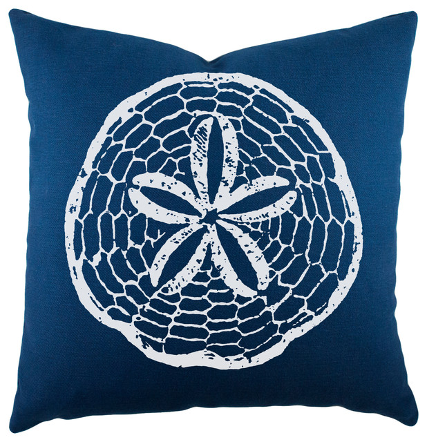 Sand Dollar Pillow Beach Style Decorative Pillows by