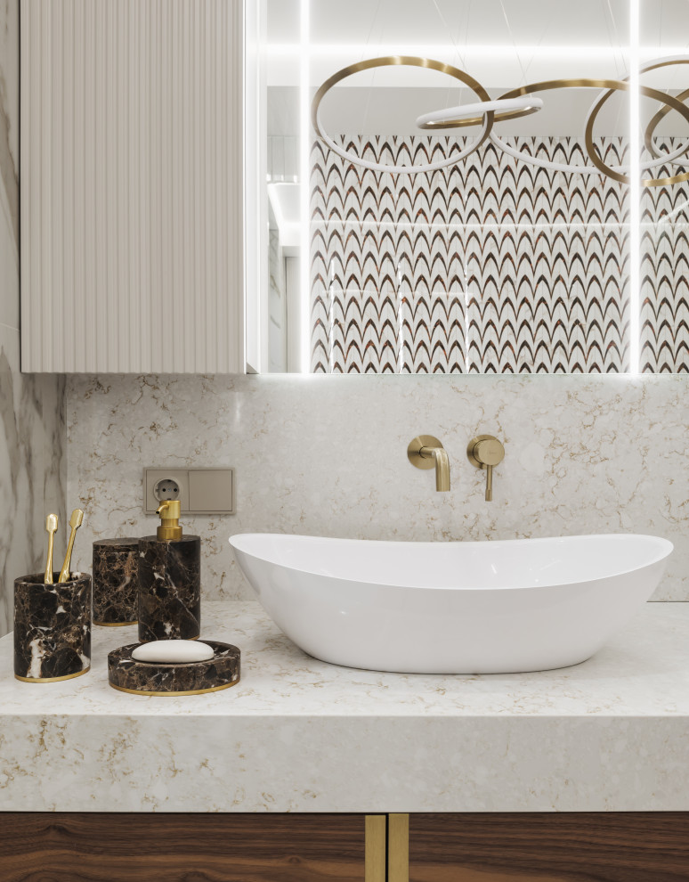 Реализация современной четырехкомнатной квартиры площадью 170 м²