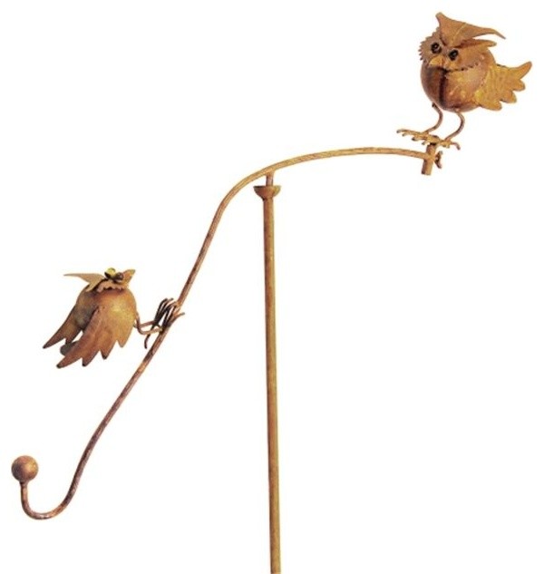 Red Carpet Studios Balancing Buddies Perched Owls Garden Balancer Red Carpet Studios Balancing Buddies Perched Owls Garden Balancer