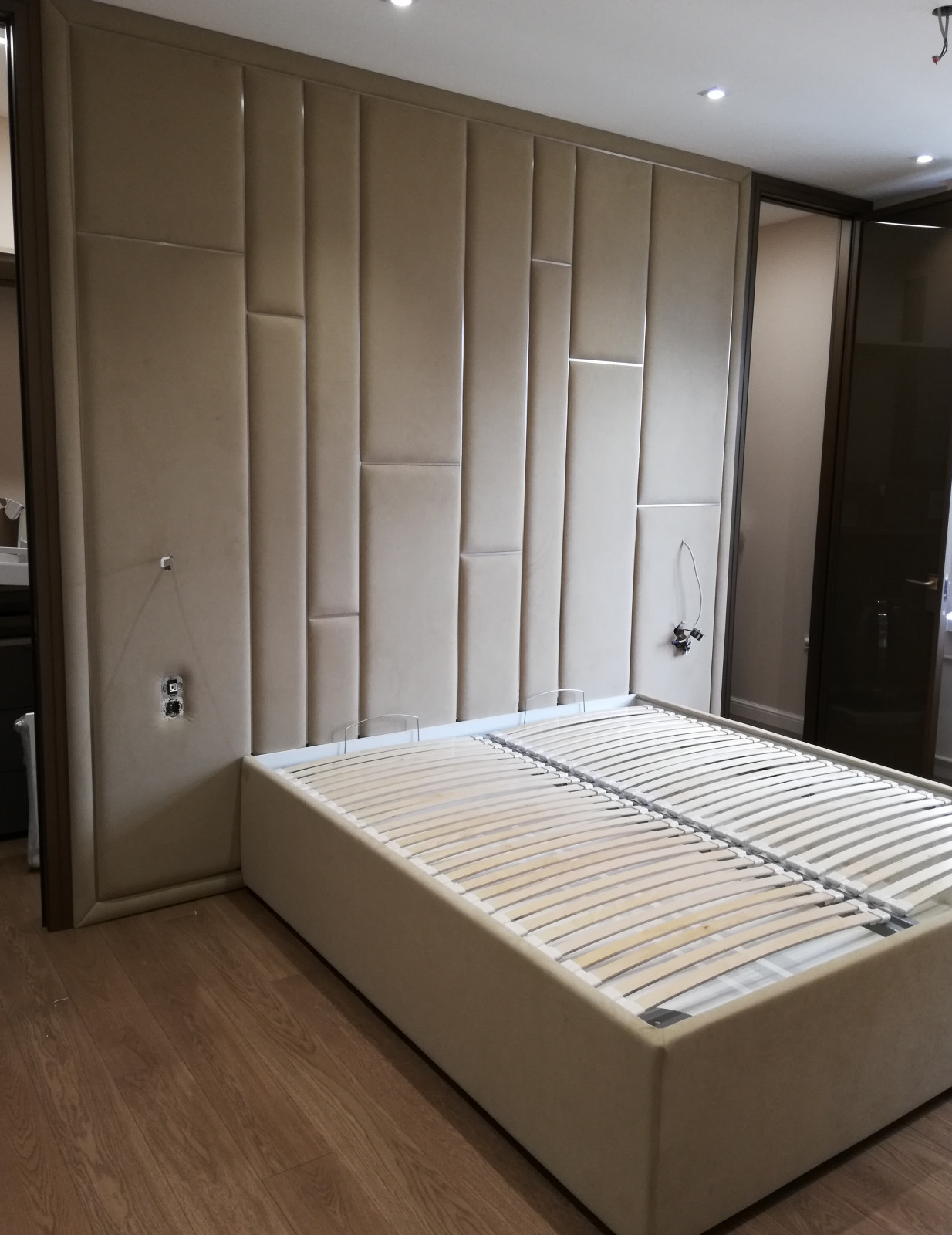 Мягкие стеновые панели в интерьере. Наше производство