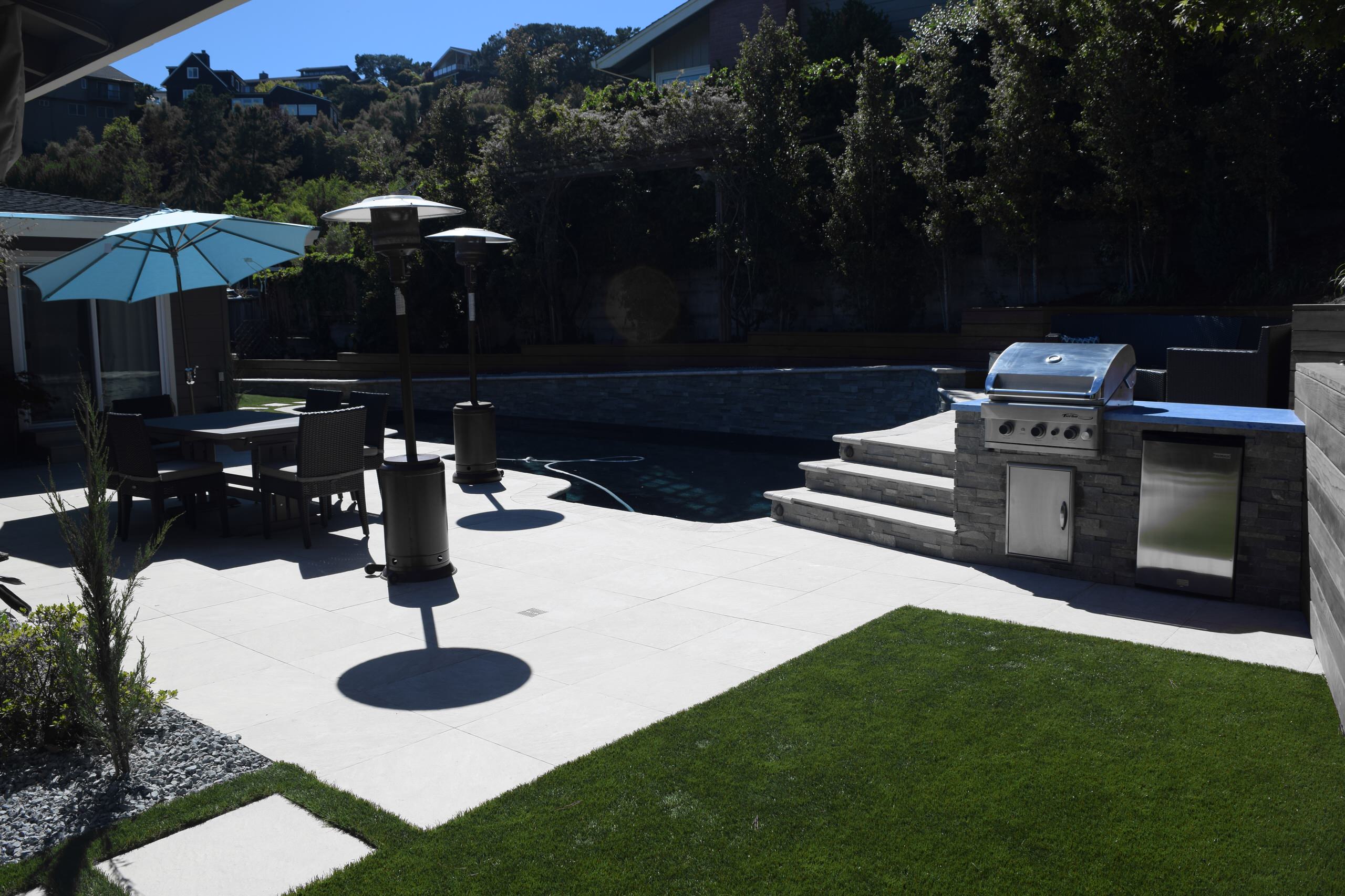 Pool Patio and Garden