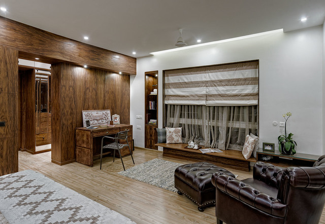 Empress Towers - American Traditional - Bedroom - Pune - by Imago, The