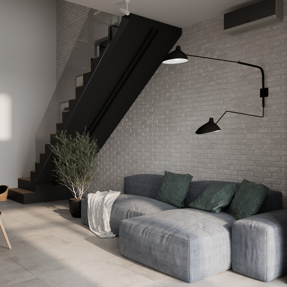 Дизайн проект двухуровневой квартиры